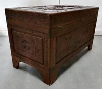 Carved Oriental Camphor Wood Chest (8 of 8) Carved Oriental Camphor Wood Chest (8 of 8)