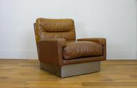 Vintage 1970s Leather & Brushed Steel Armchair by Roche Bobois (7 of 13) Vintage 1970s Leather & Brushed Steel Armchair by Roche Bobois (7 of 13)