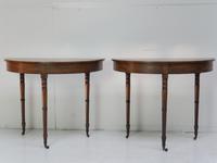 Pair Regency Side Tables 93cm Wide