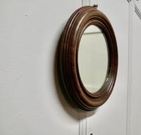 19th Century Small Round Mahogany Wall Mirror (3 of 4) 19th Century Small Round Mahogany Wall Mirror (3 of 4)