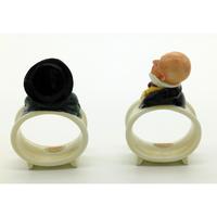 Extremely Rare Pair of Royal Doulton Dickens Napkin Rings in Original Box 1920 (4 of 8) Extremely Rare Pair of Royal Doulton Dickens Napkin Rings in Original Box 1920 (4 of 8)