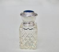 George V Silver & "Butterfly Wing" Glass Scent Bottle by G. W. Aldridge, Birmingham 1924 (3 of 8) George V Silver & "Butterfly Wing" Glass Scent Bottle by G. W. Aldridge, Birmingham 1924 (3 of 8)