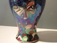 Carlton Ware lustre vase butterflies, spiders webs design (4 of 5) Carlton Ware lustre vase butterflies, spiders webs design (4 of 5)