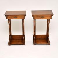 Pair of Antique Empire Style Fruitwood Side Tables (3 of 8) Pair of Antique Empire Style Fruitwood Side Tables (3 of 8)