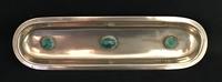 Aesthetic Movement Brass & Green Agate Pen Tray (4 of 5) Aesthetic Movement Brass & Green Agate Pen Tray (4 of 5)