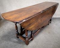 Large Oak Drop Leaf Table, Gate Leg Table, Dining Table - Seats Eight Persons (3 of 9) Large Oak Drop Leaf Table, Gate Leg Table, Dining Table - Seats Eight Persons (3 of 9)