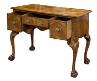 Late 18th Century Walnut Lowboy on Carved Cabriole Legs (6 of 9) Late 18th Century Walnut Lowboy on Carved Cabriole Legs (6 of 9)