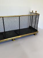 Antique Victorian Brass & Iron Curb Fender (2 of 3) Antique Victorian Brass & Iron Curb Fender (2 of 3)