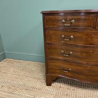 Edwardian Walnut Serpentine Antique Chest of Drawers (7 of 9) Edwardian Walnut Serpentine Antique Chest of Drawers (7 of 9)