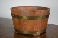 Coopered Oak Log Bin with Brass Banding (8 of 10) Coopered Oak Log Bin with Brass Banding (8 of 10)