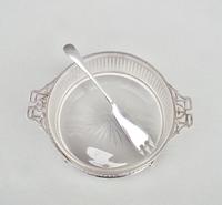 Large George V Silver Butter Dish by Jay's, Birmingham 1911 with Art Deco Silver Butter Knife (3 of 10) Large George V Silver Butter Dish by Jay's, Birmingham 1911 with Art Deco Silver Butter Knife (3 of 10)