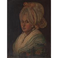 18th-Century French School Portrait of Lady with Bonnet, Oil Painting (3 of 9) 18th-Century French School Portrait of Lady with Bonnet, Oil Painting (3 of 9)