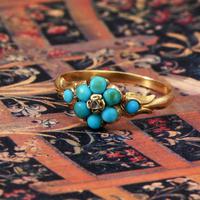 The Antique Eight Turquoise & Diamond Ring (5 of 5) The Antique Eight Turquoise & Diamond Ring (5 of 5)