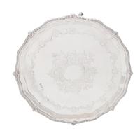 Antique Sterling Silver 10" Tray / Salver 1918 (10 of 10) Antique Sterling Silver 10" Tray / Salver 1918 (10 of 10)