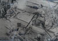 Heroic Highlander, WW1 Drawing (7 of 8) Heroic Highlander, WW1 Drawing (7 of 8)