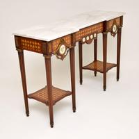 Antique French Marble Top Console Table (3 of 11) Antique French Marble Top Console Table (3 of 11)