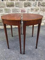 Pair Antique Mahogany Console Tables (8 of 9) Pair Antique Mahogany Console Tables (8 of 9)