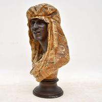 Antique Bronzed Spelter Bust of a Moorish Man (2 of 10) Antique Bronzed Spelter Bust of a Moorish Man (2 of 10)