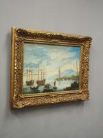 Oil Painting of a Harbour Scene (2 of 11) Oil Painting of a Harbour Scene (2 of 11)