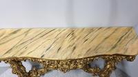 Carved Wood Gilt Console Table (10 of 17) Carved Wood Gilt Console Table (10 of 17)