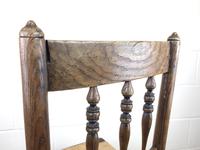 Antique Ash & Elm Rocking Chair with Rush Seat (3 of 12) Antique Ash & Elm Rocking Chair with Rush Seat (3 of 12)