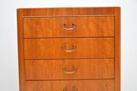 Mahogany & Brass Vintage Tallboy Chest of Drawers (6 of 8) Mahogany & Brass Vintage Tallboy Chest of Drawers (6 of 8)