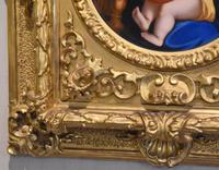 Porcelain Plaque of the Madonna Della Sedia by Raphael (7 of 9) Porcelain Plaque of the Madonna Della Sedia by Raphael (7 of 9)