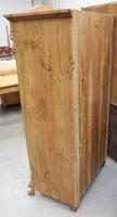 1900s Country Pine 2 Door Dome Top Wardrobe with Base Drawer (3 of 4) 1900s Country Pine 2 Door Dome Top Wardrobe with Base Drawer (3 of 4)