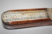 A finely carved 18th century fruitwood cribbage board /box in the shape of a shoe (3 of 7) A finely carved 18th century fruitwood cribbage board /box in the shape of a shoe (3 of 7)