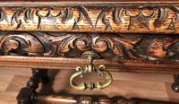 Victorian Carved Oak Library Table (9 of 25) Victorian Carved Oak Library Table (9 of 25)