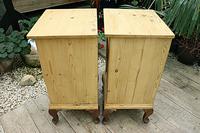 Beautiful & Unusual Old Pine Bedside Cabinets / Cupboards - We Deliver! (9 of 10) Beautiful & Unusual Old Pine Bedside Cabinets / Cupboards - We Deliver! (9 of 10)