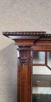 19th Century Figured Mahogany Cylinder Bureau Bookcase (8 of 12) 19th Century Figured Mahogany Cylinder Bureau Bookcase (8 of 12)