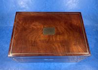 Georgian Brass Inlaid Mahogany Jewellery Box. (16 of 20) Georgian Brass Inlaid Mahogany Jewellery Box. (16 of 20)