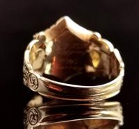 Antique Mourning Ring, 18ct Gold, Enamel, Pearl & Garnet - William IV (4 of 13) Antique Mourning Ring, 18ct Gold, Enamel, Pearl & Garnet - William IV (4 of 13)