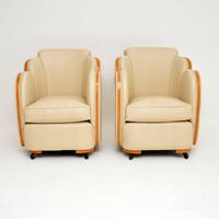 Pair of Original Art Deco Cloud Back Armchairs by Epstein (5 of 11) Pair of Original Art Deco Cloud Back Armchairs by Epstein (5 of 11)