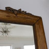 Italian Mirror Giltwood Carved Painted Neoclassical Large (6 of 8) Italian Mirror Giltwood Carved Painted Neoclassical Large (6 of 8)