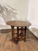 Vintage Mahogany & Oak Drop Leaf Table of Small Proportions (1 of 17)