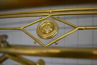 Rare Antique Victorian R.W Winfield 5ft King Size Brass & Iron Sleigh Bed (20 of 21) Rare Antique Victorian R.W Winfield 5ft King Size Brass & Iron Sleigh Bed (20 of 21)