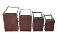 Chinese Hardwood Carved Quartetto Nest of Tables c.1900 (5 of 7) Chinese Hardwood Carved Quartetto Nest of Tables c.1900 (5 of 7)