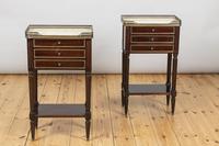 Pair of French Three Drawer Mahogany Bedside Cabinets (10 of 10) Pair of French Three Drawer Mahogany Bedside Cabinets (10 of 10)