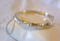 Vintage Sterling Silver Bamboo Bangle 1961 Ornate Silver Bracelet 7 1/4" Length (5 of 11) Vintage Sterling Silver Bamboo Bangle 1961 Ornate Silver Bracelet 7 1/4" Length (5 of 11)