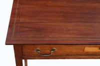 Georgian Inlaid Mahogany Writing Side Table Desk (8 of 8) Georgian Inlaid Mahogany Writing Side Table Desk (8 of 8)