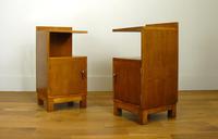 Pair of Golden Oak 1930s Bedside Cabinets by Heals (2 of 8) Pair of Golden Oak 1930s Bedside Cabinets by Heals (2 of 8)