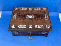 William IV Rosewood Box With Mother Of Pearl Inlay (3 of 14) William IV Rosewood Box With Mother Of Pearl Inlay (3 of 14)