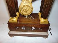 French Charles X Rosewood Portico Clock (8 of 9) French Charles X Rosewood Portico Clock (8 of 9)