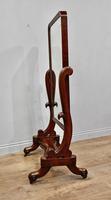 Antique Victorian mahogany free standing cheval dressing mirror (4 of 4) Antique Victorian mahogany free standing cheval dressing mirror (4 of 4)