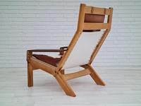 Scandinavian armchair, adjustable back, cowhide, 70s (20 of 20) Scandinavian armchair, adjustable back, cowhide, 70s (20 of 20)