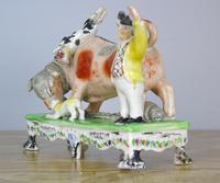 Rare Bull Baiting Staffordshire Figure Obadiah Sherratt (3 of 11) Rare Bull Baiting Staffordshire Figure Obadiah Sherratt (3 of 11)