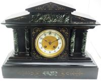 Fine Slate & Marble Mantel Clock 8 Day Striking Mantle Clock (7 of 9) Fine Slate & Marble Mantel Clock 8 Day Striking Mantle Clock (7 of 9)