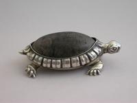 Edwardian Novelty Antique Silver Tortoise Pin Cushion by Saunders & Shepherd, Birmingham, 1906 (4 of 8) Edwardian Novelty Antique Silver Tortoise Pin Cushion by Saunders & Shepherd, Birmingham, 1906 (4 of 8)